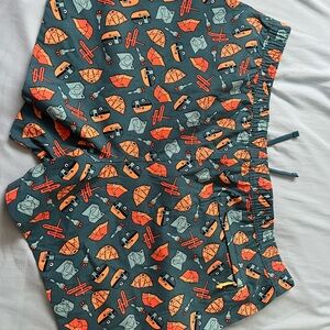 The North Face Class V Pull-On Shorts - Camping Print